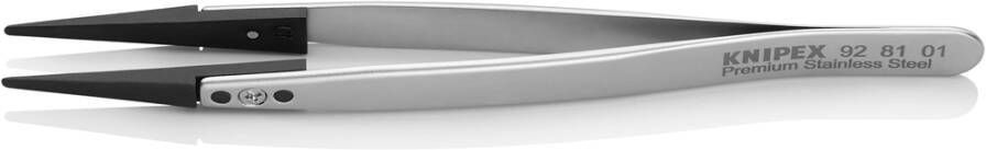 Knipex Pincet Met Verwisselbare Punten ESD | 130 mm Lengte 92 81 01