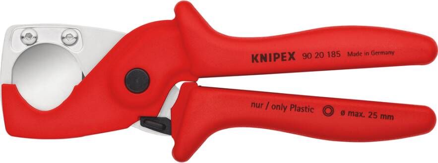 Knipex PlastiCut 90 20 185 SB Slang- | beschermingsbuissnijder van kunststof | met glasvezel verste 90 20 185 SB
