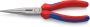 Knipex Platspitse Tang met Zijsnijder (Telefoontang) | 200 mm Lengte | Meer-Componentengrepen | Zwart Geatramenteerd 26 12 200 SB - Thumbnail 1