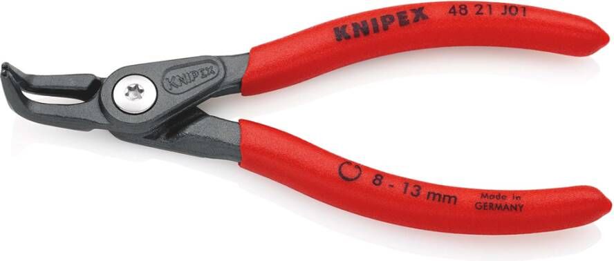Knipex Precisie-borgveertang voor binnenringen in boringen | Anti-slip kunststof bekleed 48 21 J01 SB