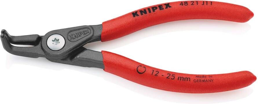 Knipex Precisie-borgveertang voor binnenringen in boringen | Anti-slip kunststof bekleed 48 21 J11 SB