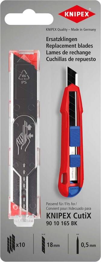 Knipex Reservemes | Voor 90 10 165 BK | 10 stuks 90 10 165 E02