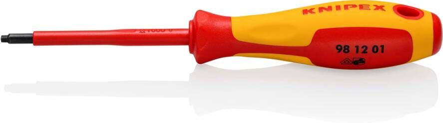 Knipex Robertson R1 schroevendraaier | Geïsoleerde meercomponenten-greep | VDE-gekeurd 98 12 01