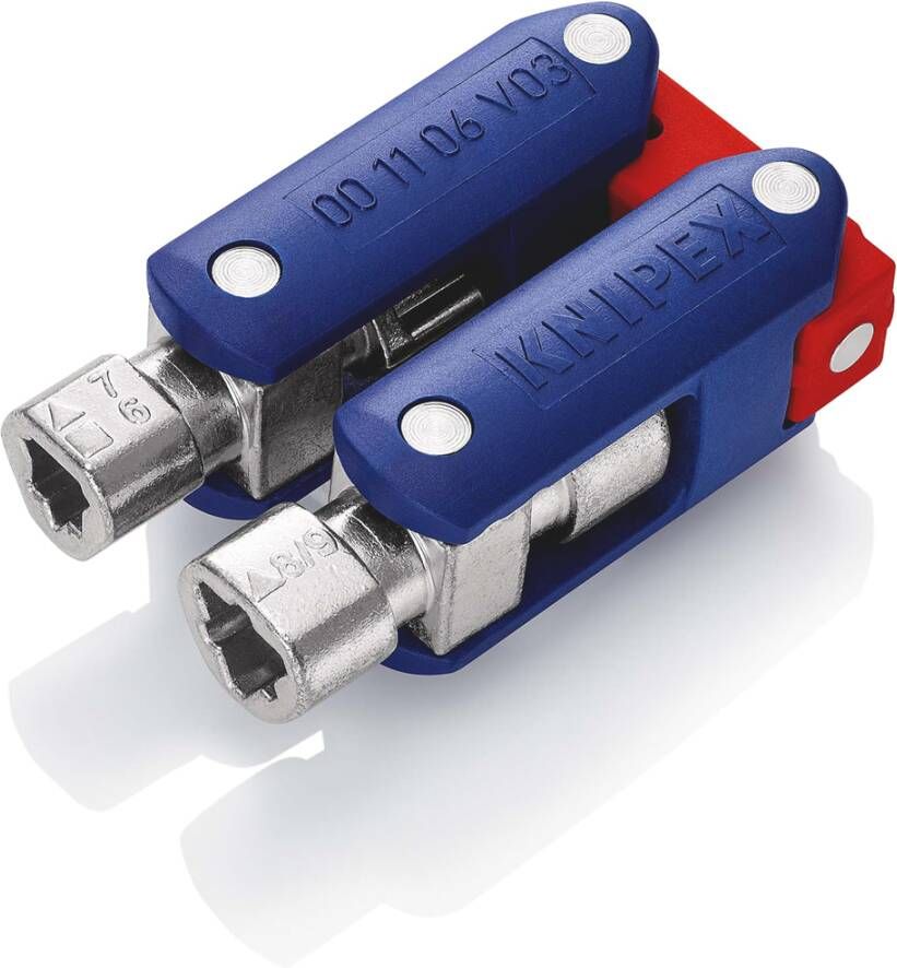 Knipex Schakelkastsleutel "DoubleJoint" | Lengte 62 mm | Zelfbedieningskaart blister 00 11 06 V03