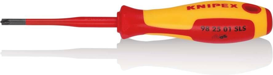 Knipex Schroevendraaier (Slim) PlusMinus Pozidriv | Geïsoleerde meercomponenten-greep | VDE-gekeurd 98 25 01 SLS