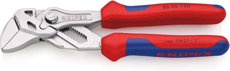 Knipex Sleuteltang | 150 mm Lengte | Tang en Schroefsleutel in Eén | Meer-Componentengrepen 86 05 150 SB