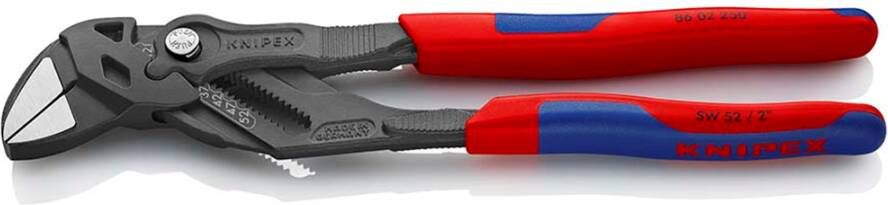 Knipex Sleuteltang | 250 mm Lengte | Tang en Schroefsleutel in Eén | Meer-Componentengrepen 86 02 250 SB