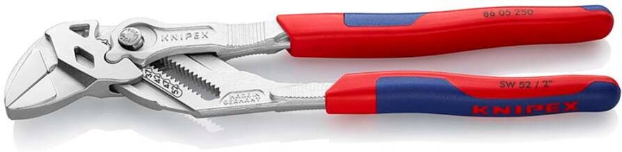 Knipex Sleuteltang | 250 mm Lengte | Tang en Schroefsleutel in Eén | Meer-Componentengrepen 86 05 250 SB