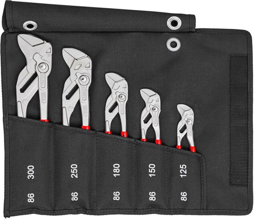 Knipex Sleuteltangenset 5-delig in roltas 00 19 55 S4 001955S4