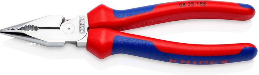 Knipex Spitse kombitang | Meer-componentengrepen | Verchroomd | Lengte 185 mm 08 25 185 SB