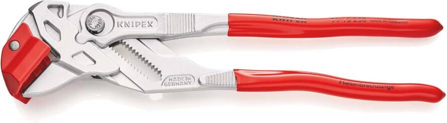 Knipex Tegelbreektang | 250 mm Lengte | Kunststof Bekleed | Verchroomd 91 13 250 SB