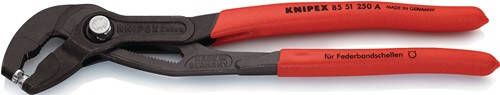 Knipex Veerbandklemtang | tot. lengte 250 mm capaciteit max. 70 mm | instellingen 19 | kunststof mantel | 1 stuk 85 51 250 AF 85 51 250 AF