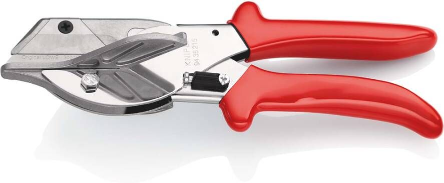 Knipex Versteksnijder voor kunststof- en rubberprofielen | Kunststof bekleed | Verchroomd | Lengte 215 mm 94 35 215 EAN