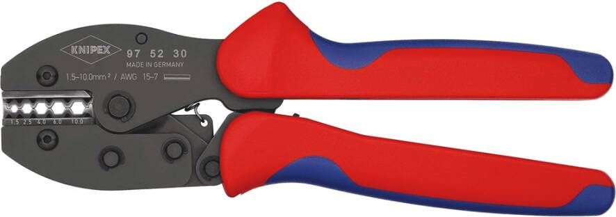 Knipex Vierdoorn crimptang | Voor DT-contacten | Lengte 230 mm 97 52 30 SB