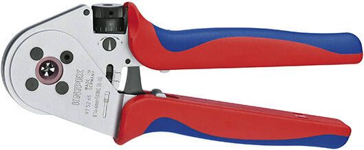 Knipex Vierdoornkrimptang voor gedraaide contacten verchroomd 230 mm 975265