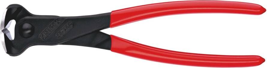 Knipex Voorsnijtang | Kunststof bekleed | Zwart geatramenteerd | Lengte 200 mm 68 01 200 EAN