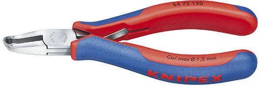 Knipex Voorsnijtang schuine kop 120 mm 6472120