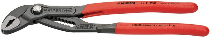 Knipex Waterpomptang Cobra-matic gepol. 250 mm 87 11 250 SB 8711250SB