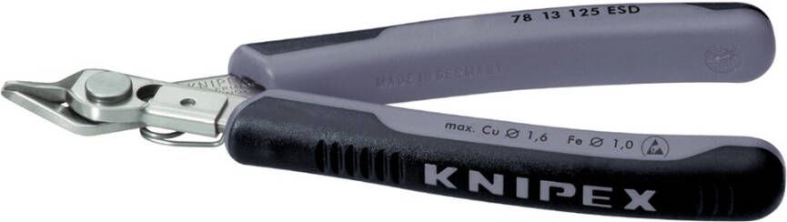 Knipex Zijsnijtang INOX 54 HRC 125 mm ESD 7813125ESD