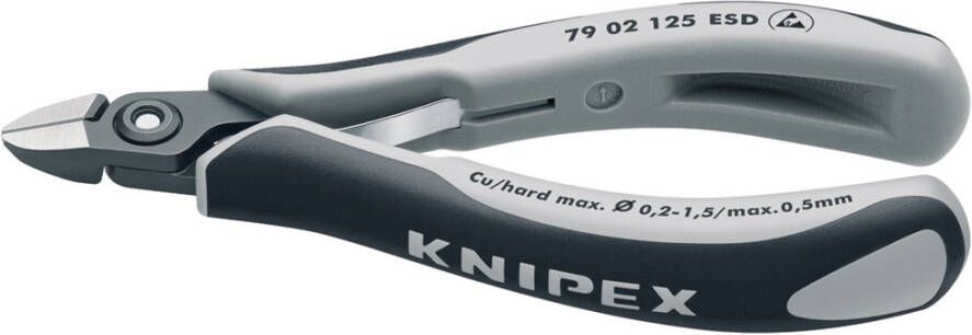 Knipex Zijsnijtang ronde-kop 125 mm ESD 7902125ESD