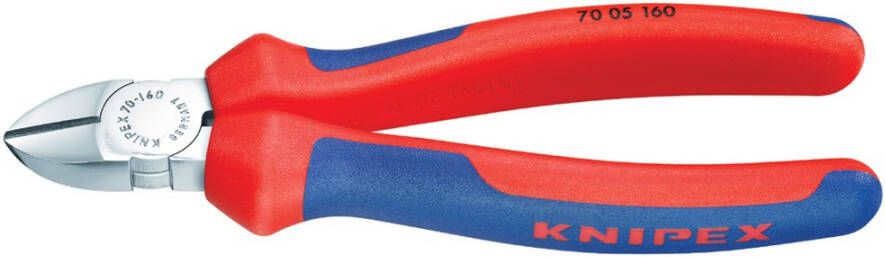 Knipex Zijsnijtang verchroomd met meer-componentengrepen 125 mm 7005125