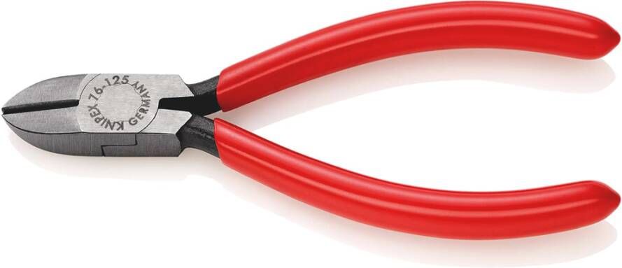 Knipex Zijsnijtang Voor Elektromechanica | 125 mm Lengte | Kunststof Bekleed | Zwart Geatramenteerd 76 01 125