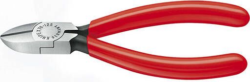 Knipex Zijsnijtang zwart geatramenteerd 125 mm 7601125