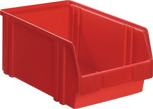La-Ka-Pe Magazijnbak | L290 266xB140xH130 mm | PS rood | 25 stuks LK3A ROT LK3A ROT - Foto 1