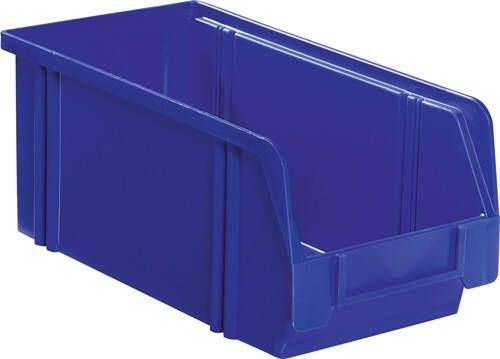 LA-KA-PE Magazijnbak | L350 300xB200xH200 mm | PS blauw | 10 stuks LK2A BLAU