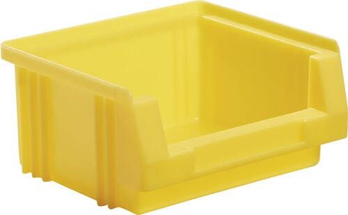 LA-KA-PE Magazijnbak | L90xB102xH50 mm | PP geel | 50 stuks 01950 02 04