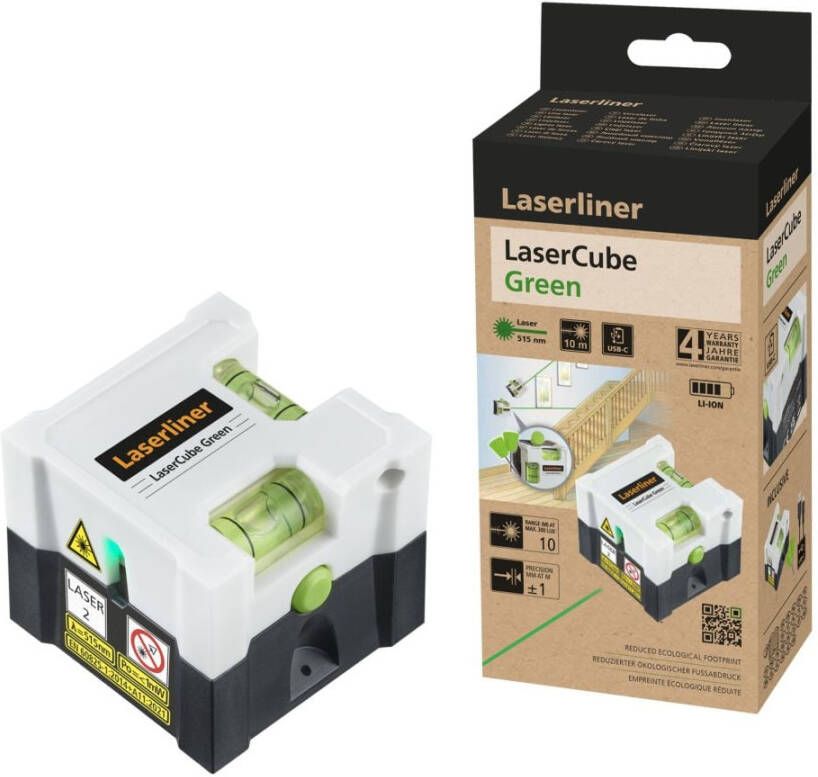 Laserliner Laser Cube Green Lijnlaser 081.109E