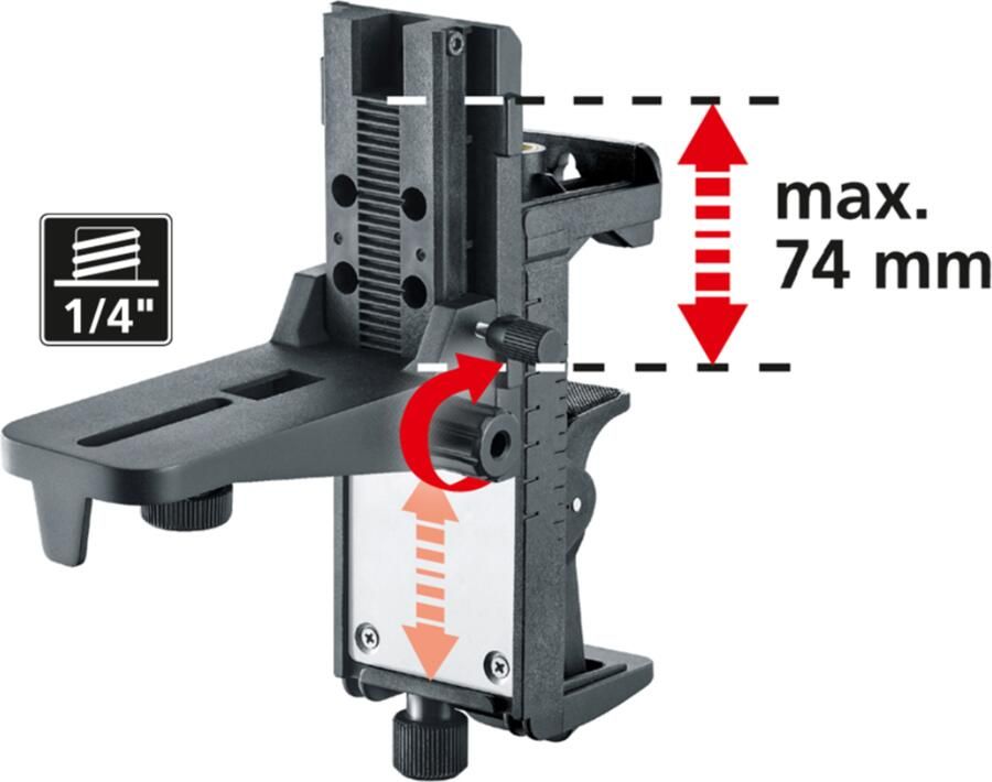 Laserliner 036.24 CrossGrip Pro | Magnetische klem- en wandhouder 036.24