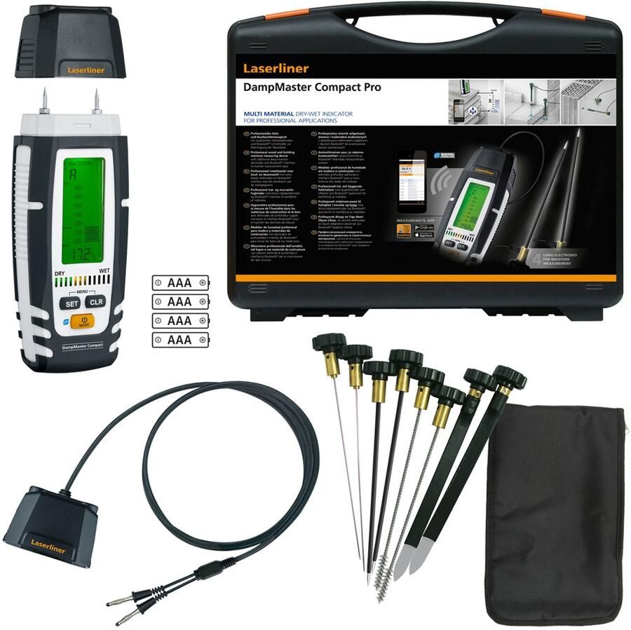 Laserliner DampMaster Compact Pro met Bluetooth 082.325A