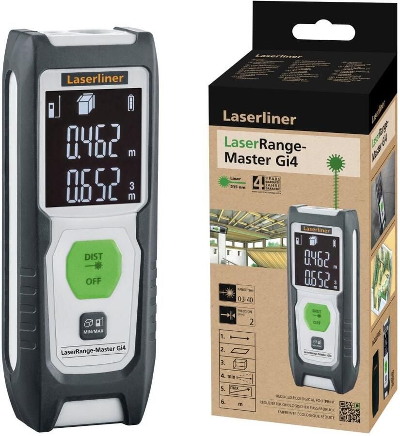 Laserliner LaserRange-Master Gi4 Laser afstandsmeter 080.833E