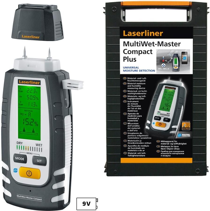 Laserliner MultiWet-Master Compact Plus 082.390A