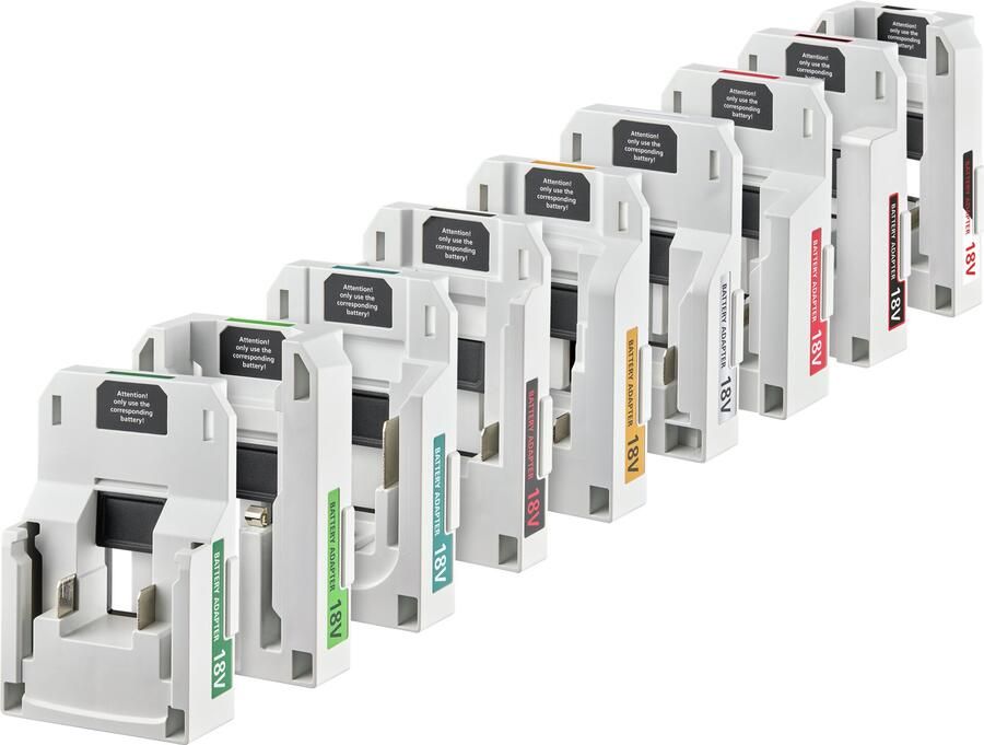 Laserliner PowerAdapter Set | 7 stuks | Multi 18V 036.380.70