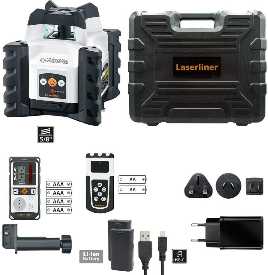 Laserliner Quadrum Compact 210S Rotatielaser 053.500A