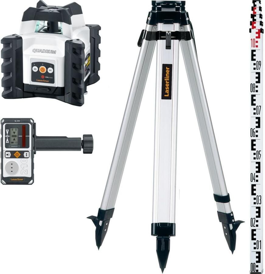 Laserliner Quadrum Compact 210S Set 165cm Rotatielaser 053.510A