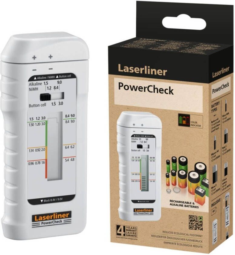 Laserliner PowerCheck Batterijtester 083.006E