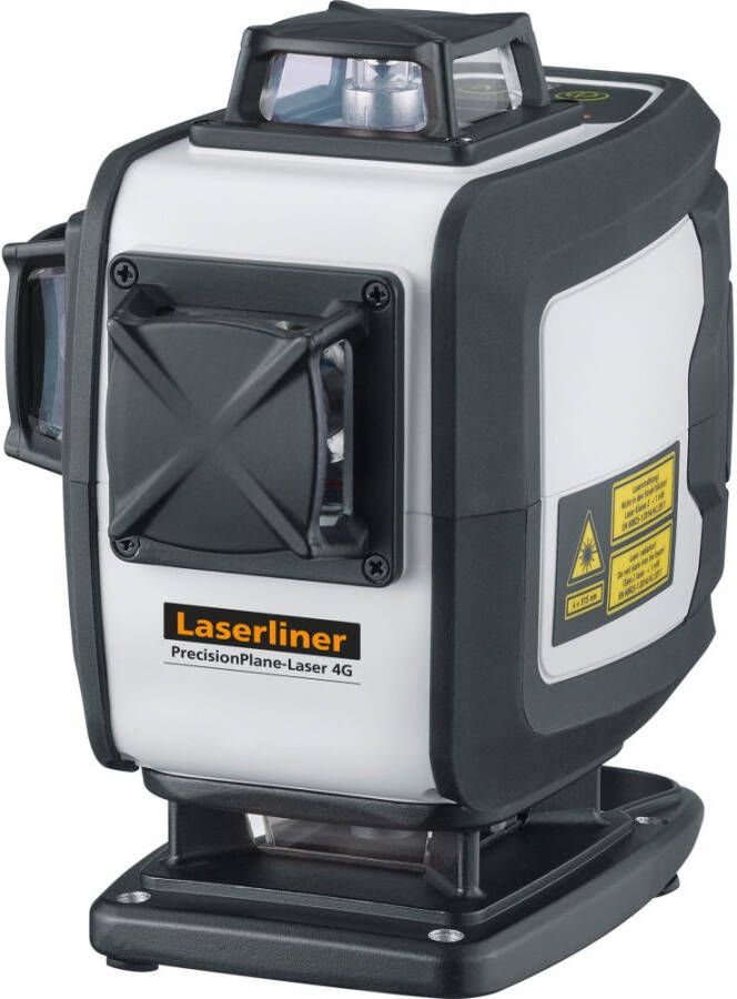 Laserliner PrecisionPlane-Laser 4G Pro | Driedimensionele laser met 4 groene 360°-lasercirkels 039.600L