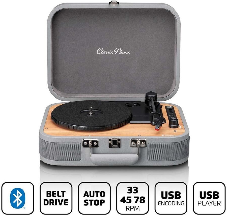 Lenco Platenspeler met Bluetooth en USB-speler recorder TT-116GY