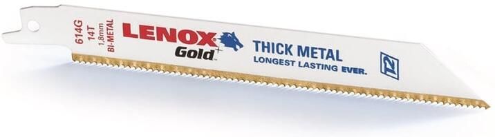 Lenox Reciprozaagblad 102 mm 14 TPI LX21066414GR 21066414GR