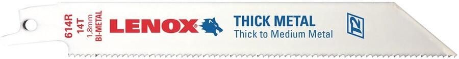 Lenox Reciprozaagblad 19 mm 14 TPI LX20564614R 20564614R