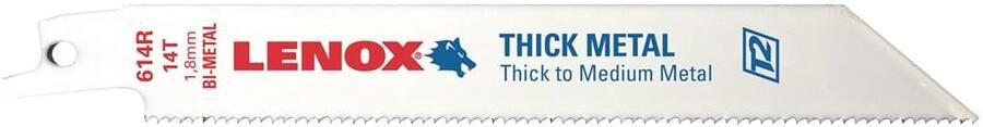 Lenox Reciprozaagblad 19 mm 18 TPI LX20566618R 20566618R