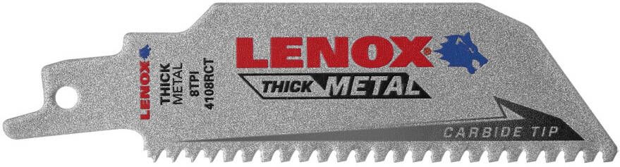 Lenox Reciprozaagblad | 102 x 25 x 1.3 mm | 8 TPI 2014212