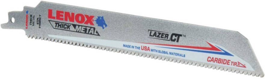 Lenox Reciprozaagblad | Lazer CT | 229 x 25 x 1.3 mm | 8 TPI 2014224
