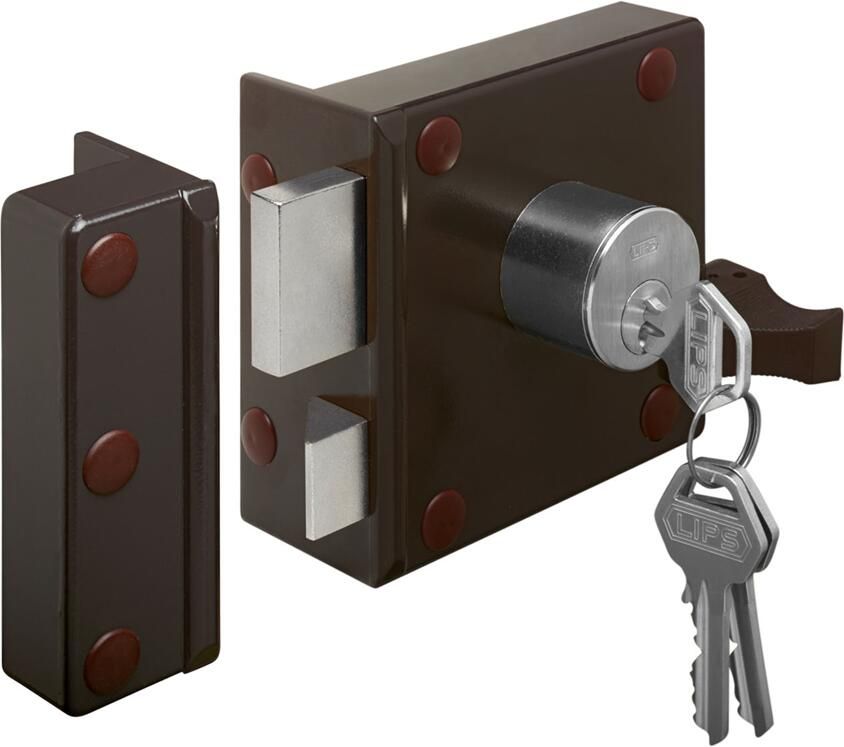 Lips S1702 Octro 4000S | cilinderoplegslot met losse buitencilinder | dag- en nachtschoot | verstelbare DM | draairichting 2. 10036429