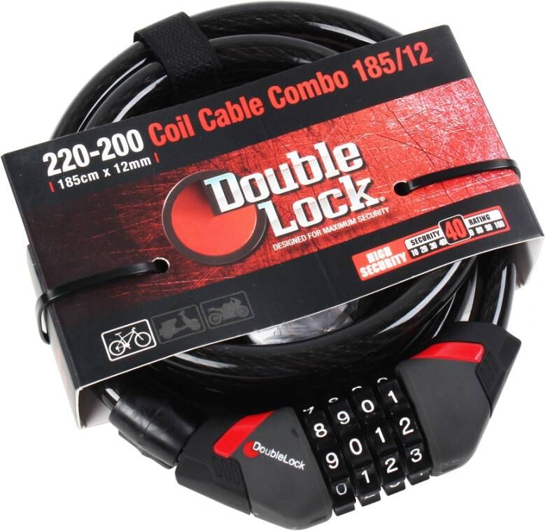 Little Jumbo DoubleLock Coil Cable Combo | 185 12 35090073