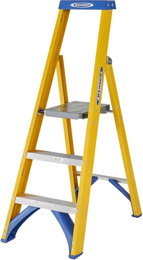 Little Jumbo Fiberglass Trap Werner platform stepladder | 1x3 7170318