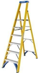 Little Jumbo Fiberglass Trap Werner platform stepladder | 1x6 7170618